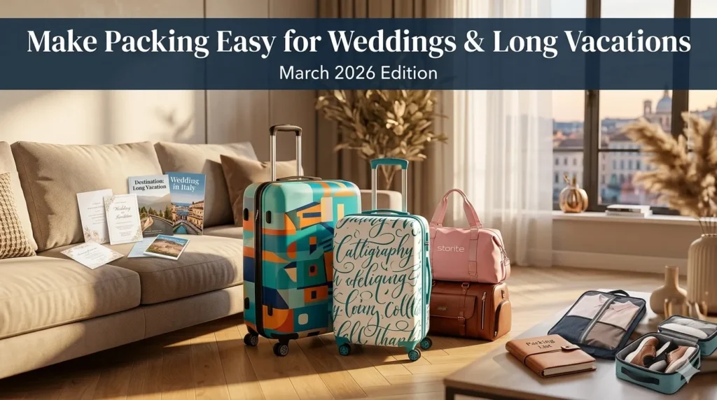 Best trolley bags and packing gear for weddings and long vacations 2026.