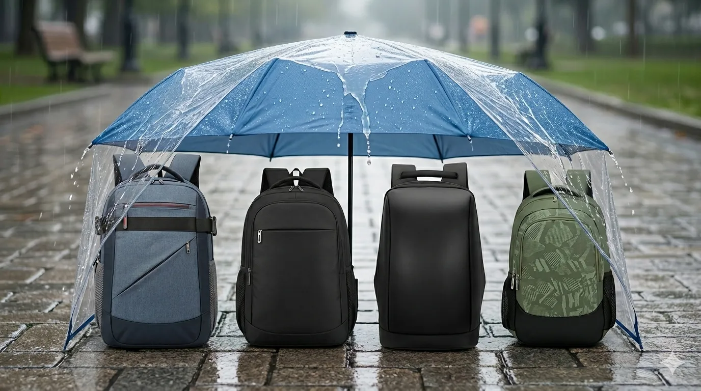 Weather-ready laptop backpacks for monsoon travel under ₹1500.