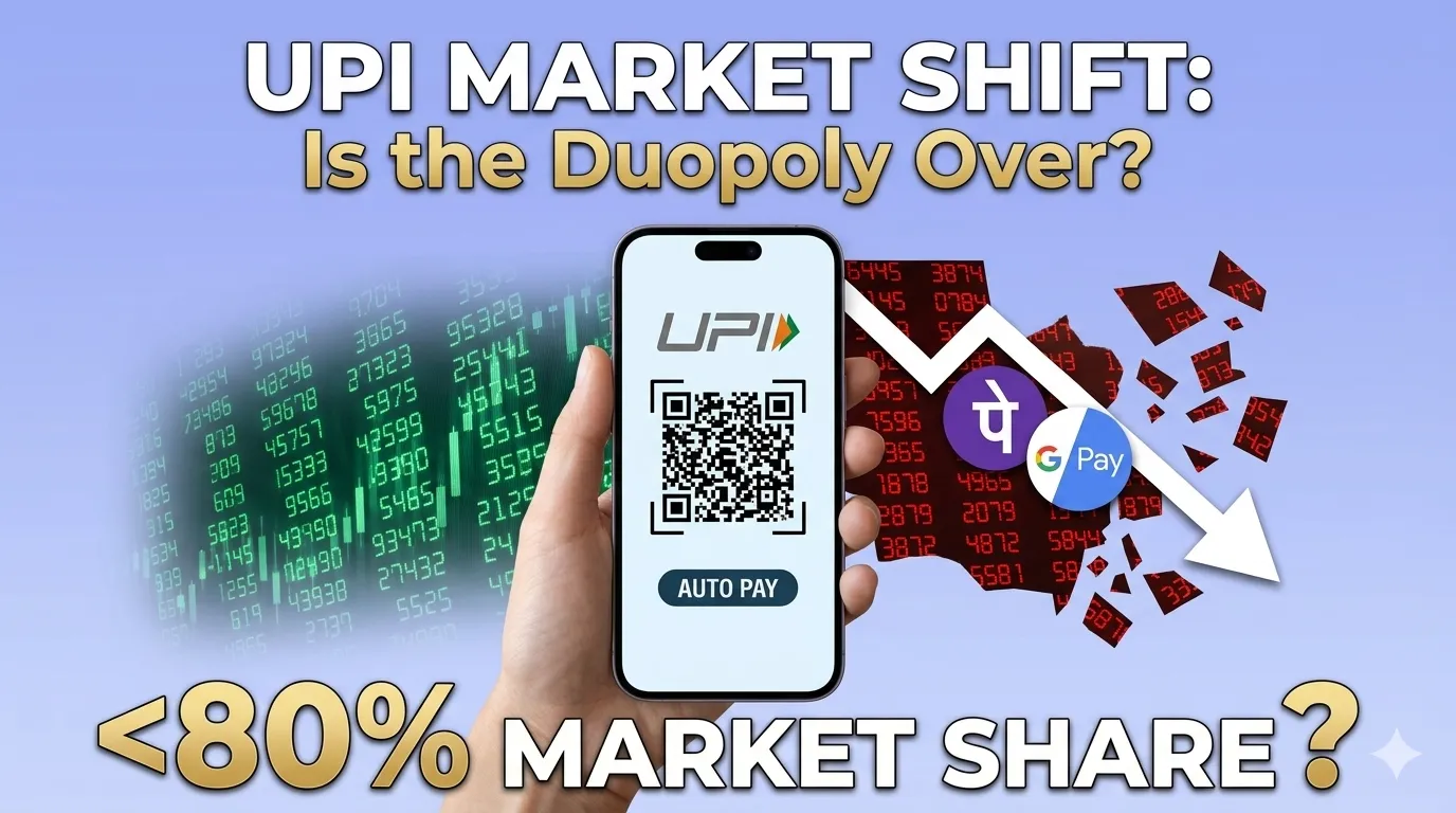 The Changing Landscape of UPI: PhonePe and Google Pay Lose Dominance "Impact of NPCI market cap rules on PhonePe and Google Pay UPI market share in 2026"